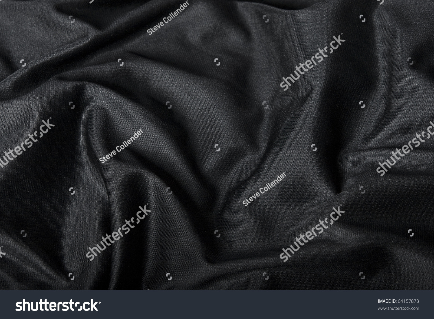 Black Cloth Background Stock Photo 64157878 : Shutterstock