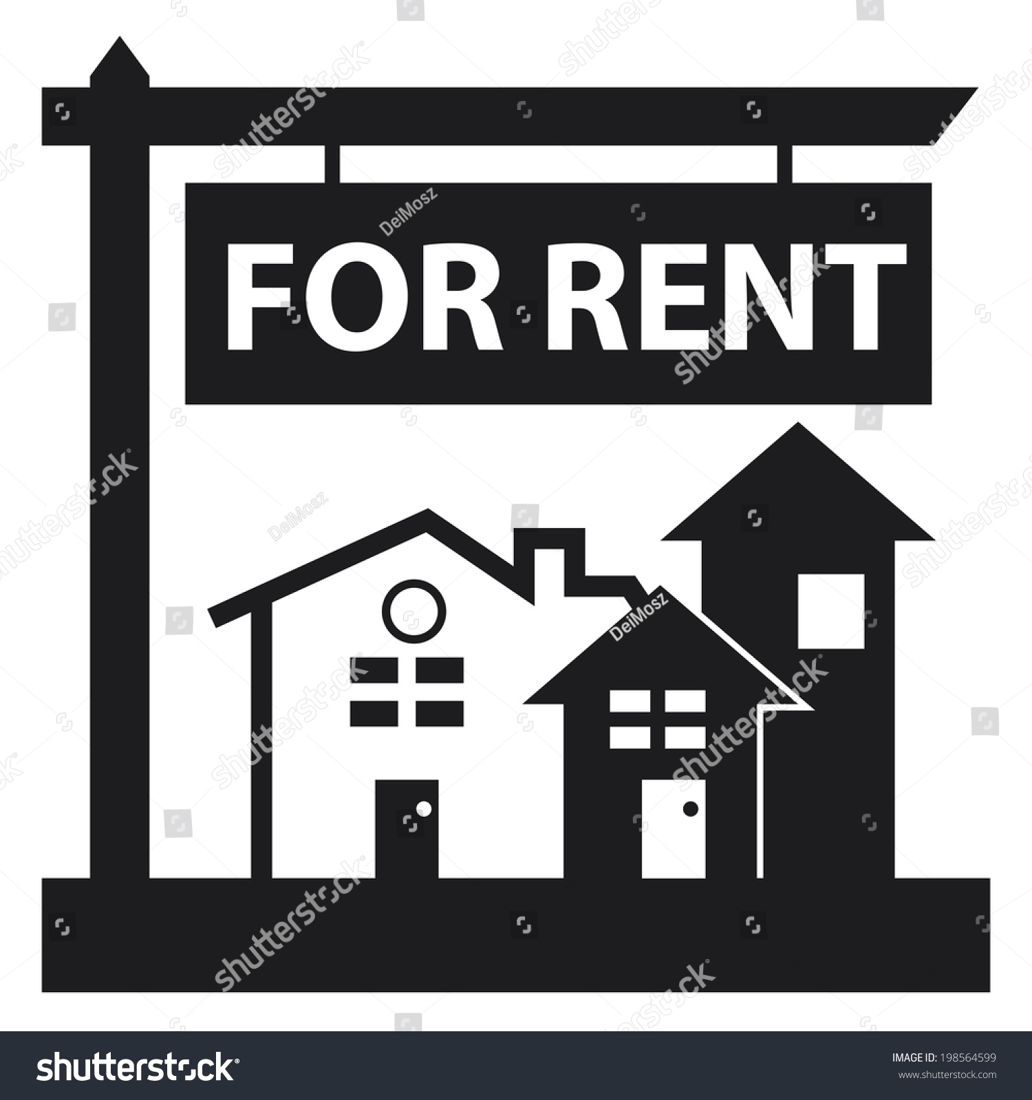 free clipart house for rent - photo #25
