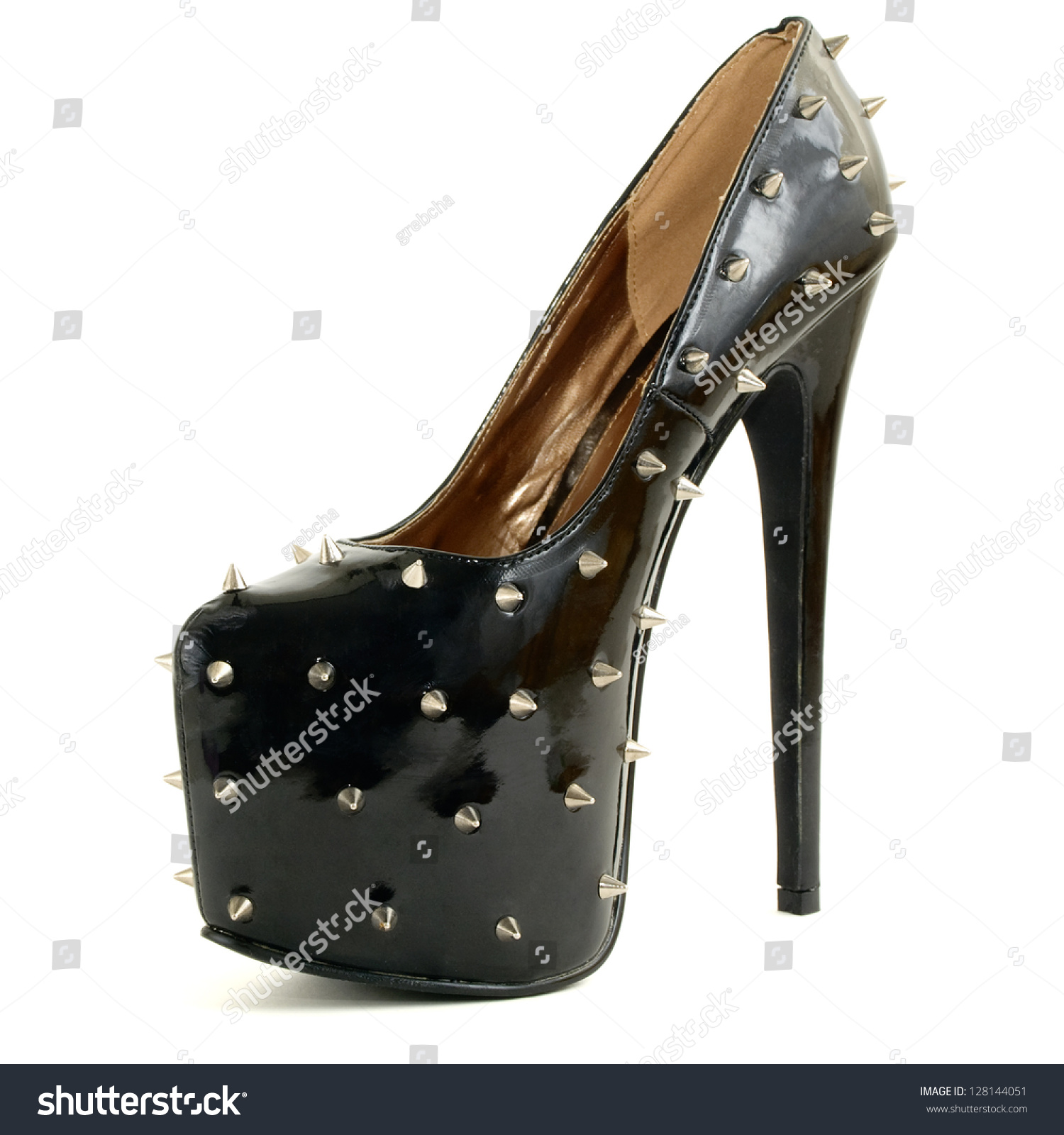 platform shoes with spikes