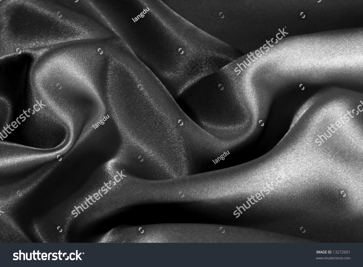 Black Satin Background Stock Photo 13272601 - Shutterstock