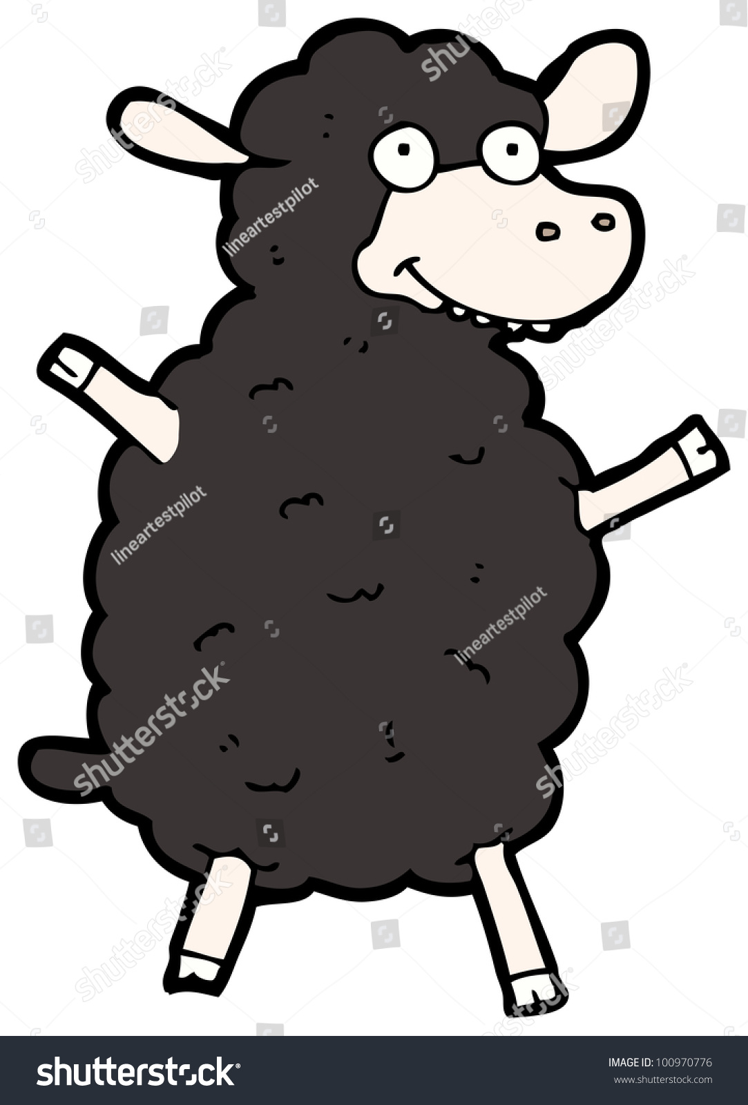 Black Sheep Cartoon Stock Photo 100970776 : Shutterstock