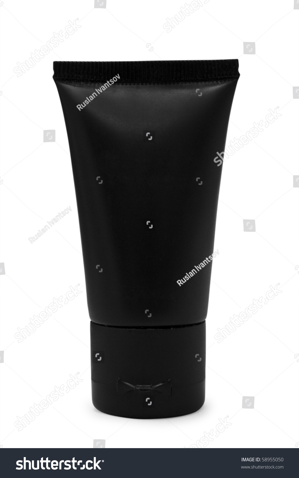 Black Tube On White Background Stock Photo 58955050 : Shutterstock