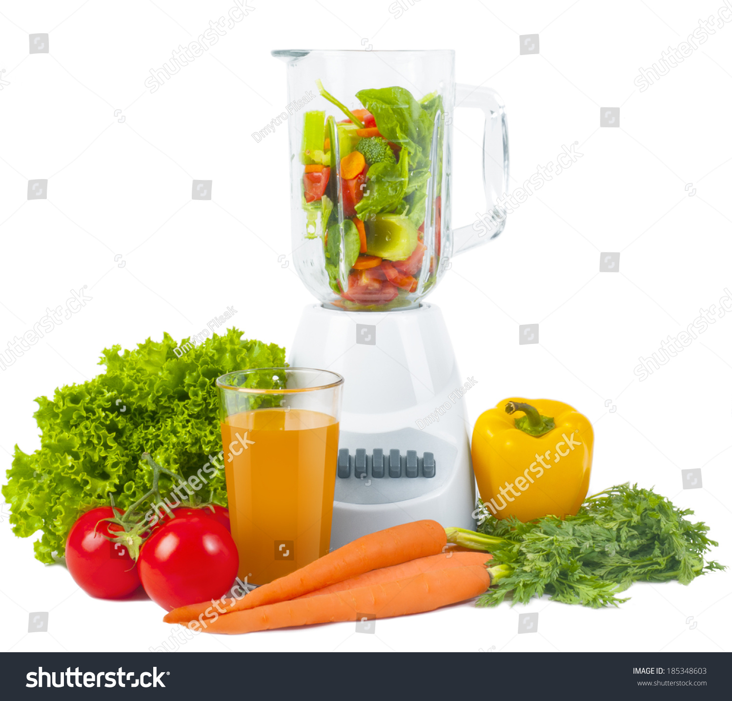 Blender Fresh Vegetable Stock Photo 185348603 - Shutterstock