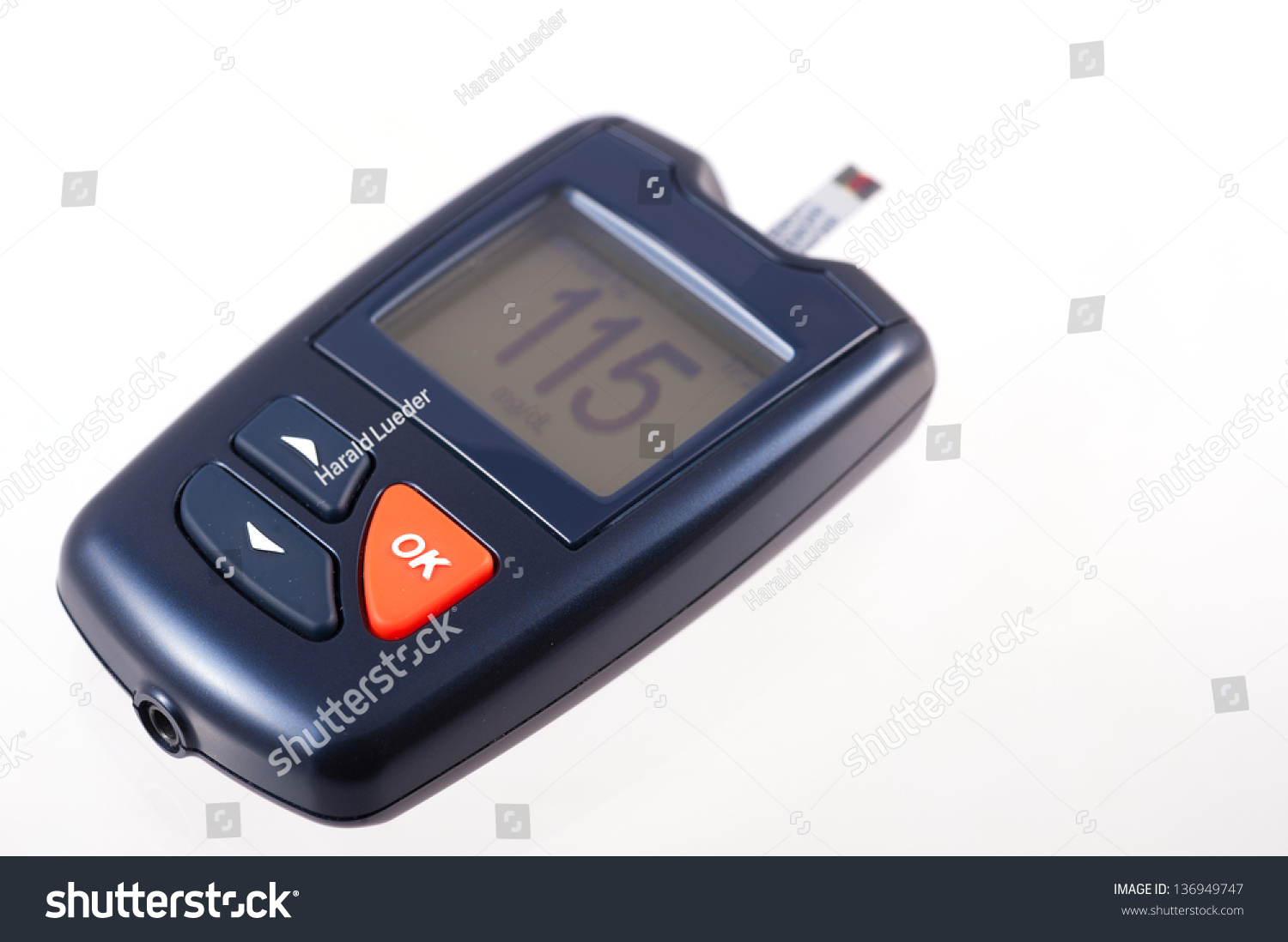 Blood Sugar Measurement Stock Photo 136949747 - Shutterstock