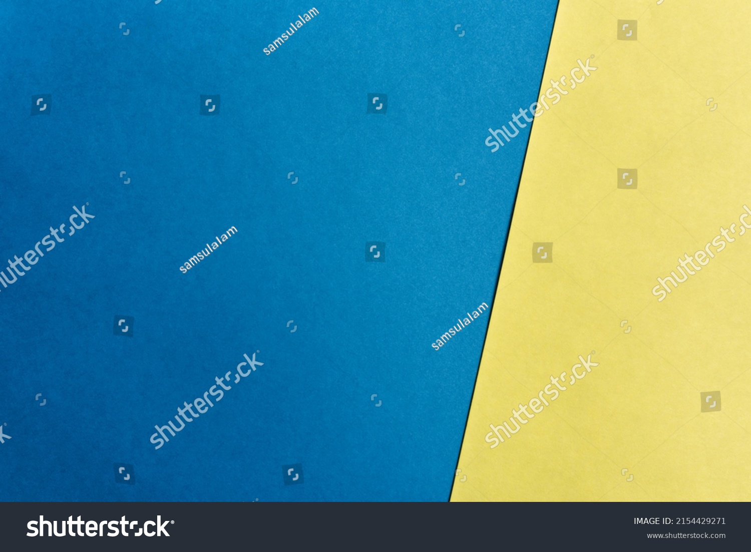 Blue Yello Background Copy Space Stock Illustration 2154429271