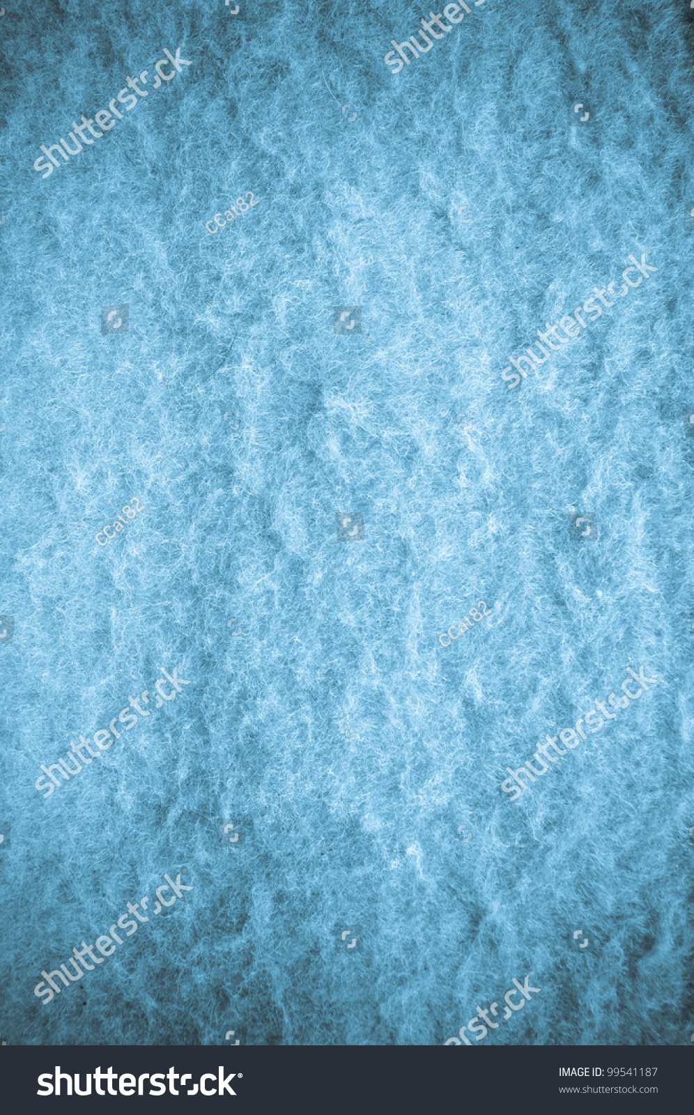 Blue Fluffy Blanket Texture For Background Usage Stock Photo 99541187