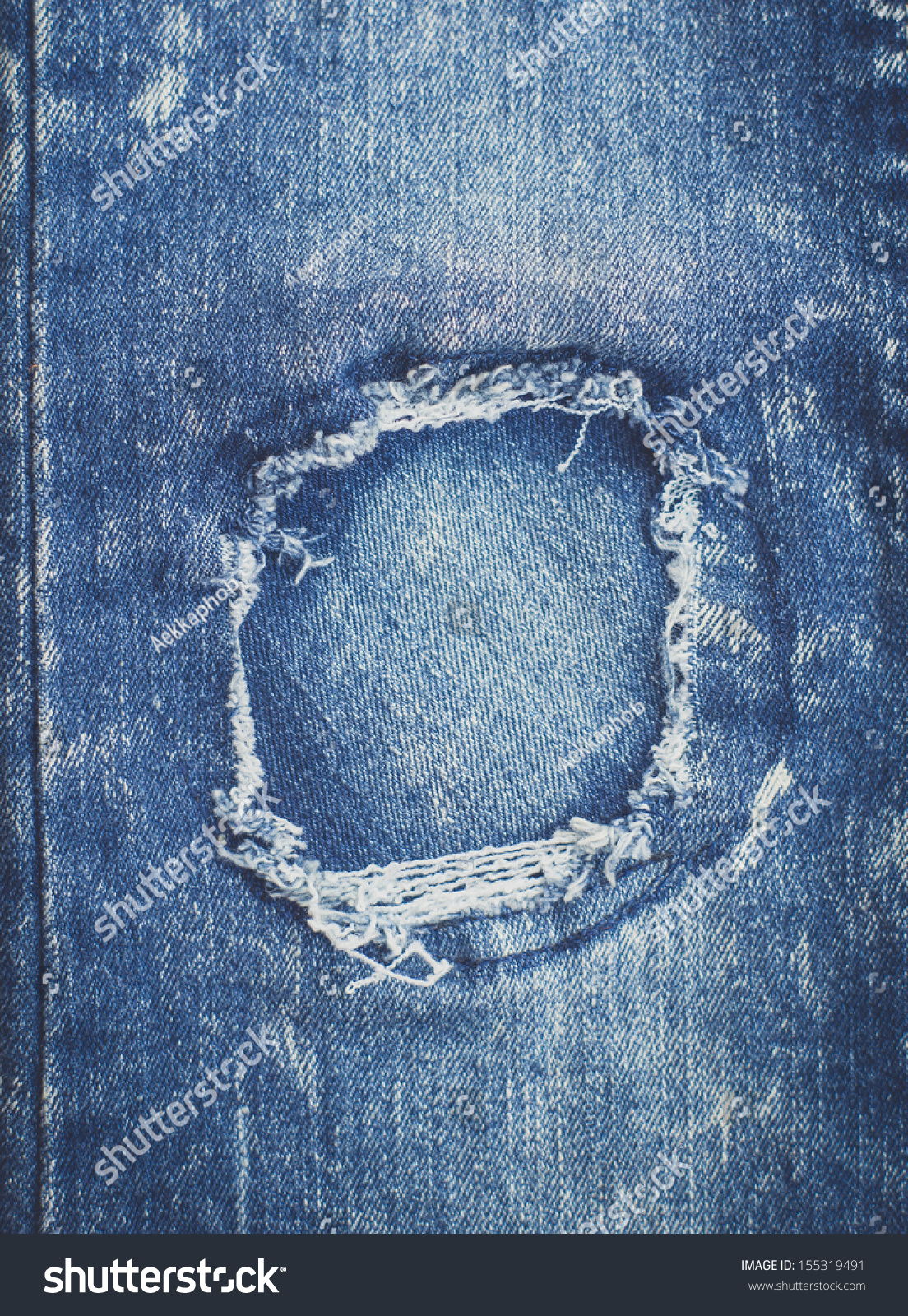 blue torn jeans