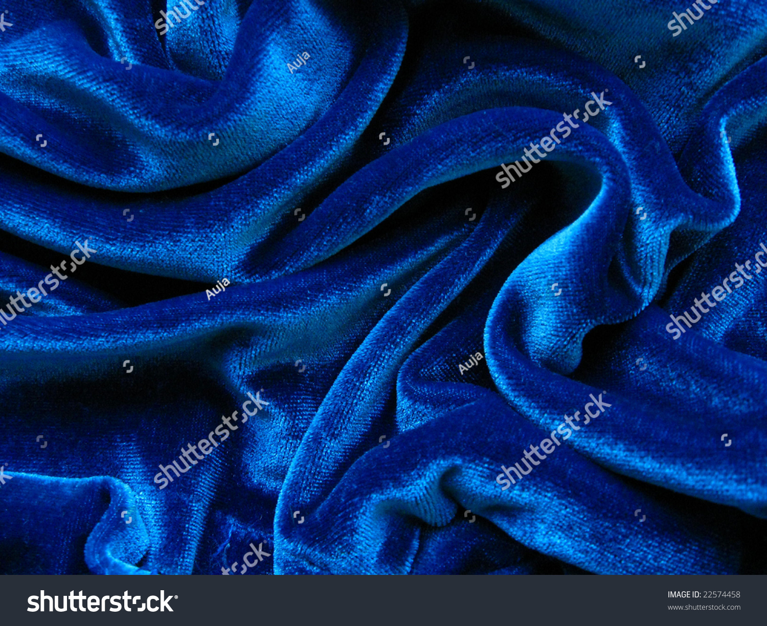 Blue Velvet Background Stock Photo 22574458 : Shutterstock
