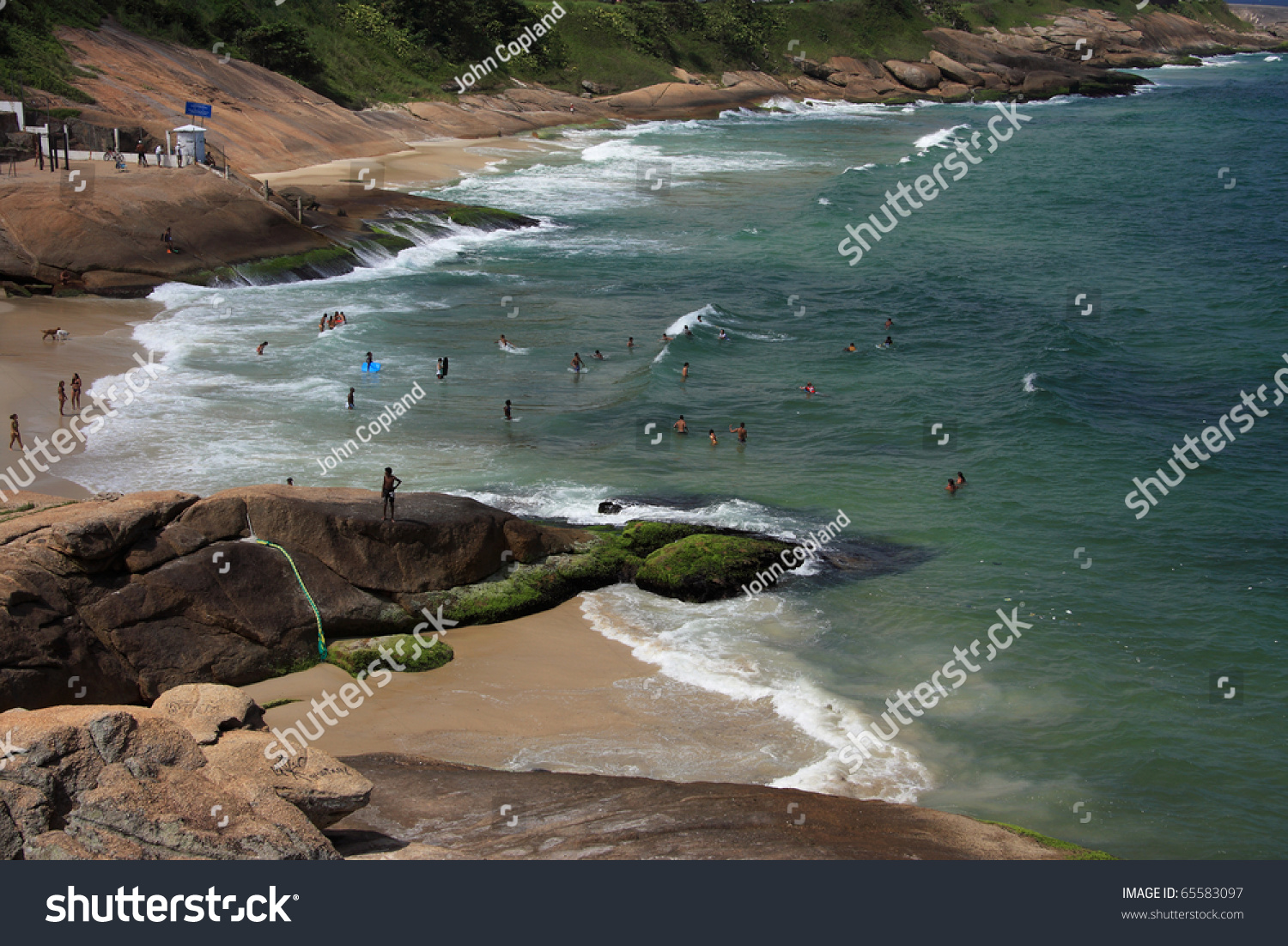 Brazil Rio De Janeiro Arpeador Point And Its Secluded