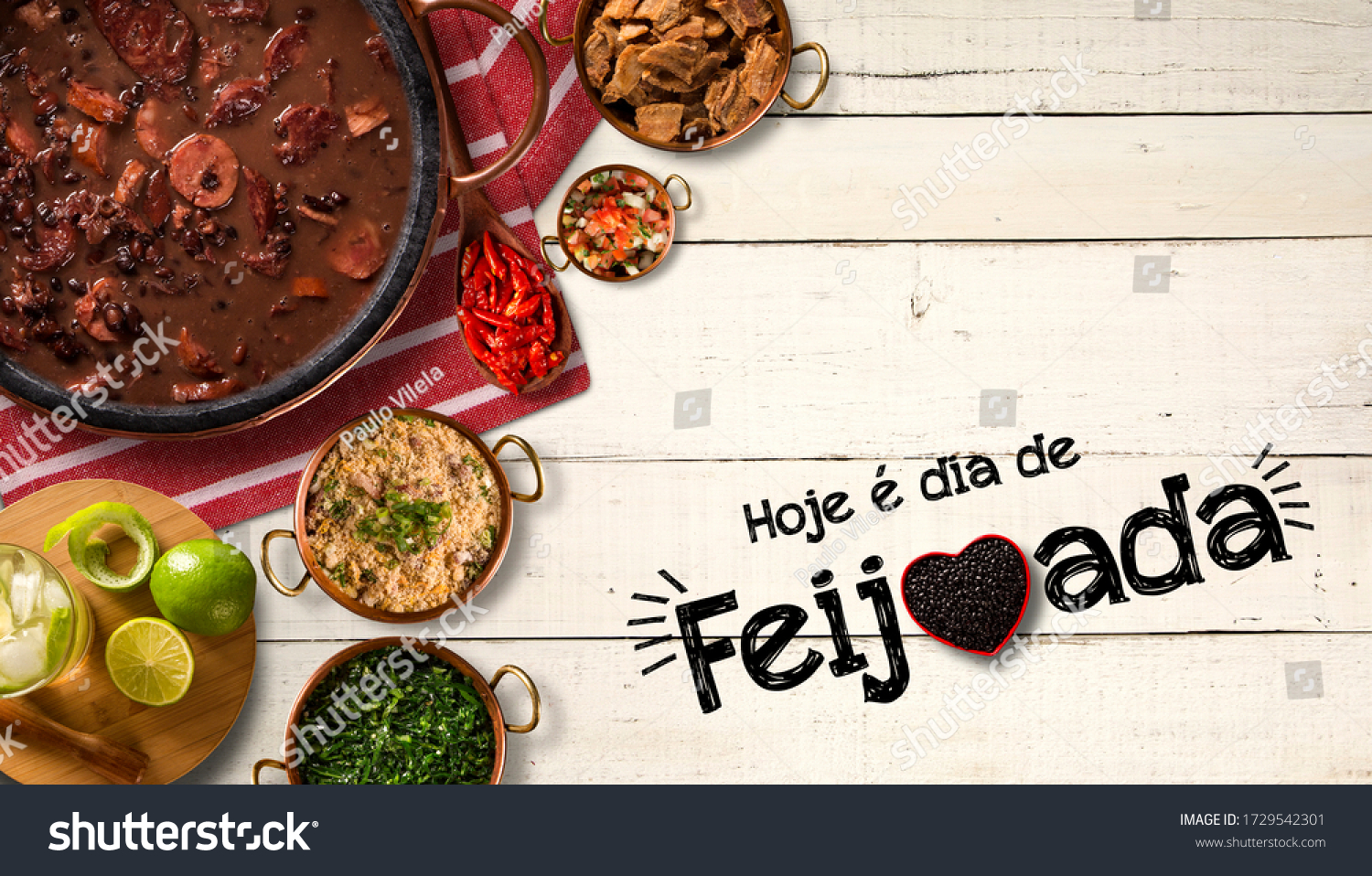 Brazilian Feijoada Food Written Dia De Foto Stock Editar Agora