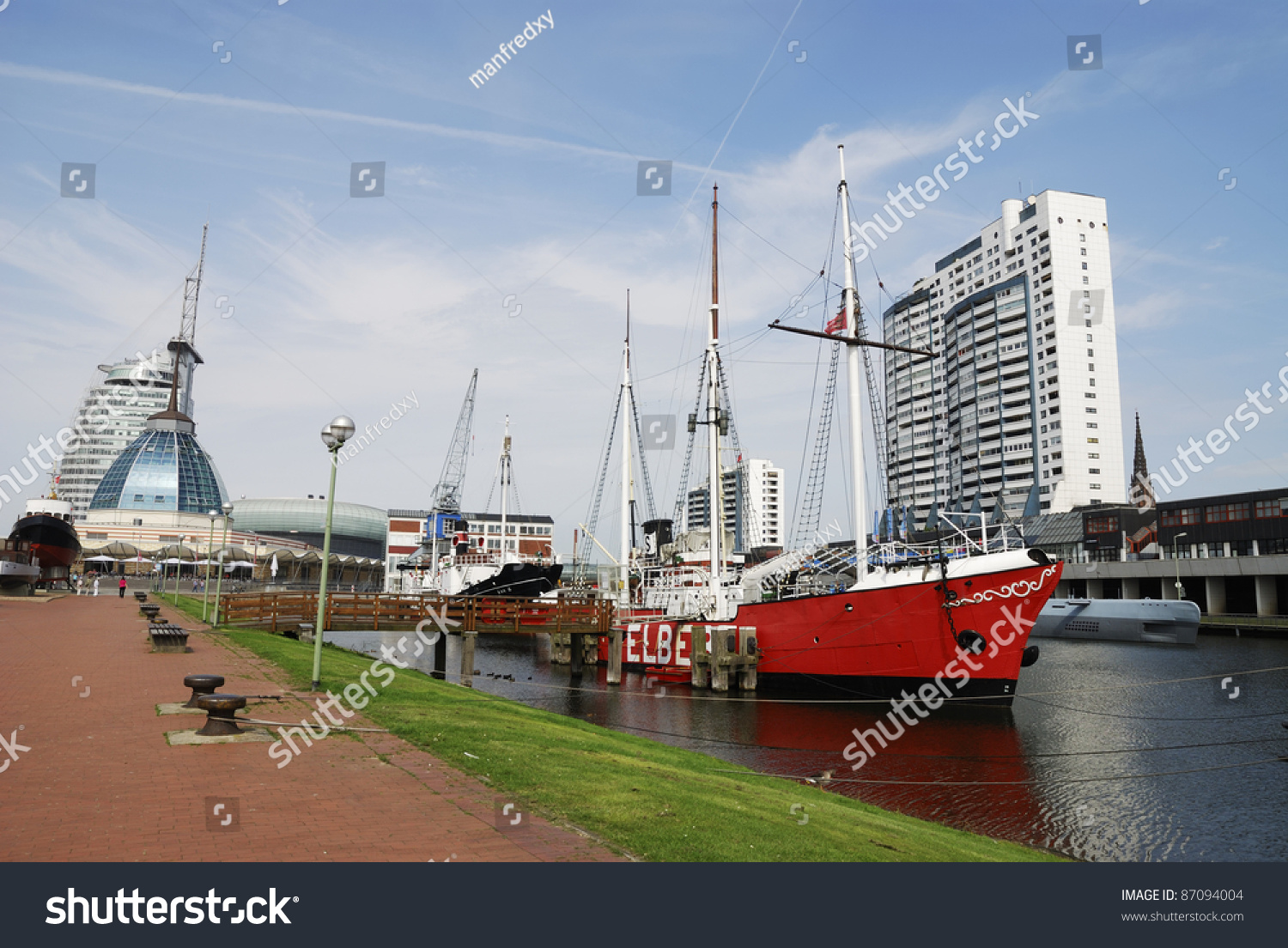 Bremerhaven, Germany - August 21: German Maritime Museum In Bremerhaven 