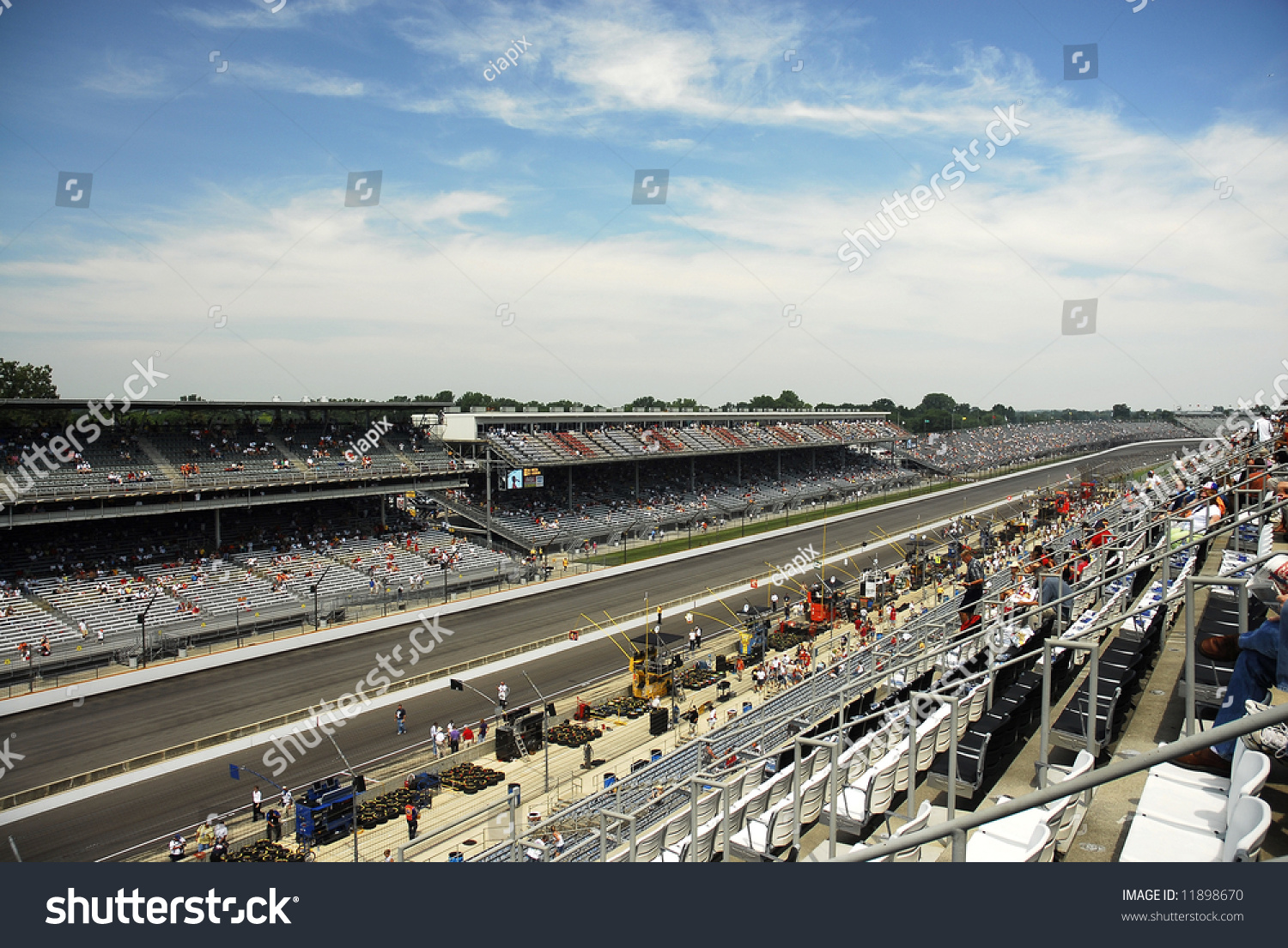 Brickyard 400 A Nascar Race At The Indianapolis Motor Speedway Stock 