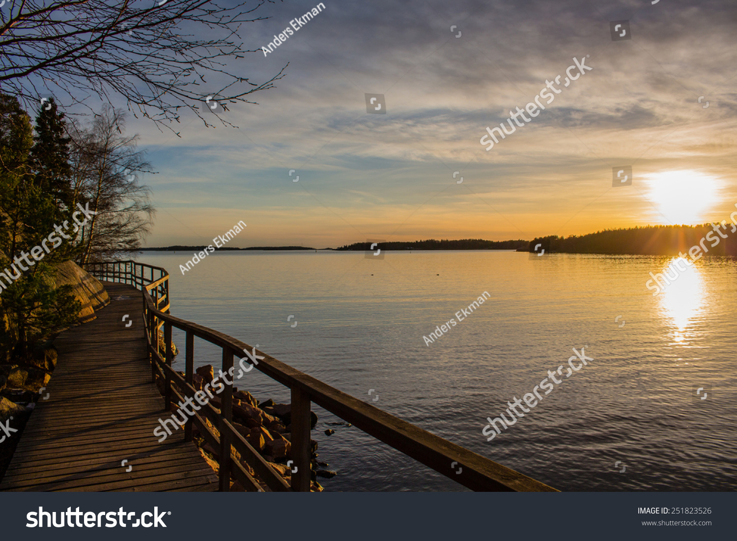 Bridge Over Water Stock Photo 251823526 : Shutterstock