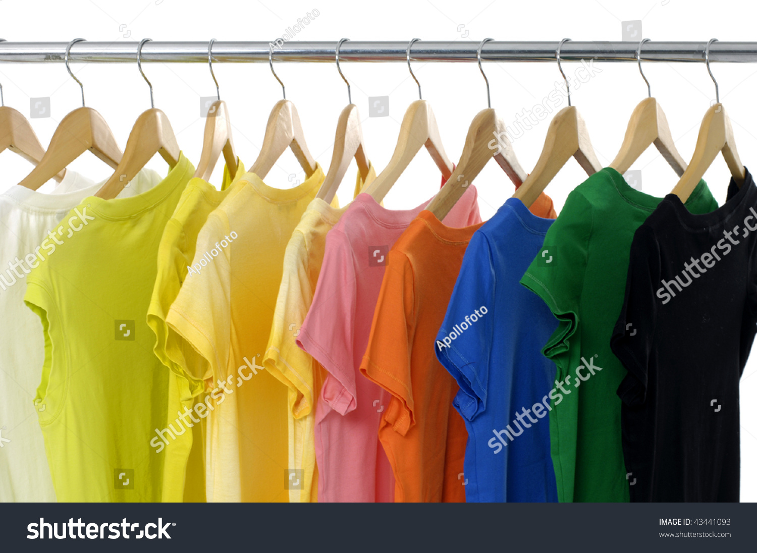 bright colored tee shirts