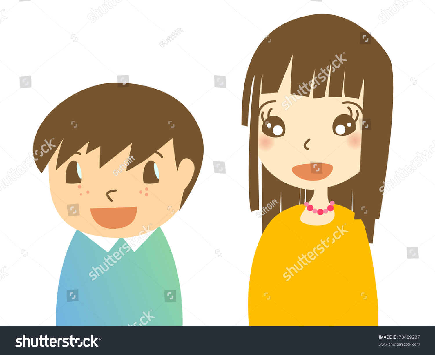 Brother And Sister Stock Photo 70489237 : Shutterstock