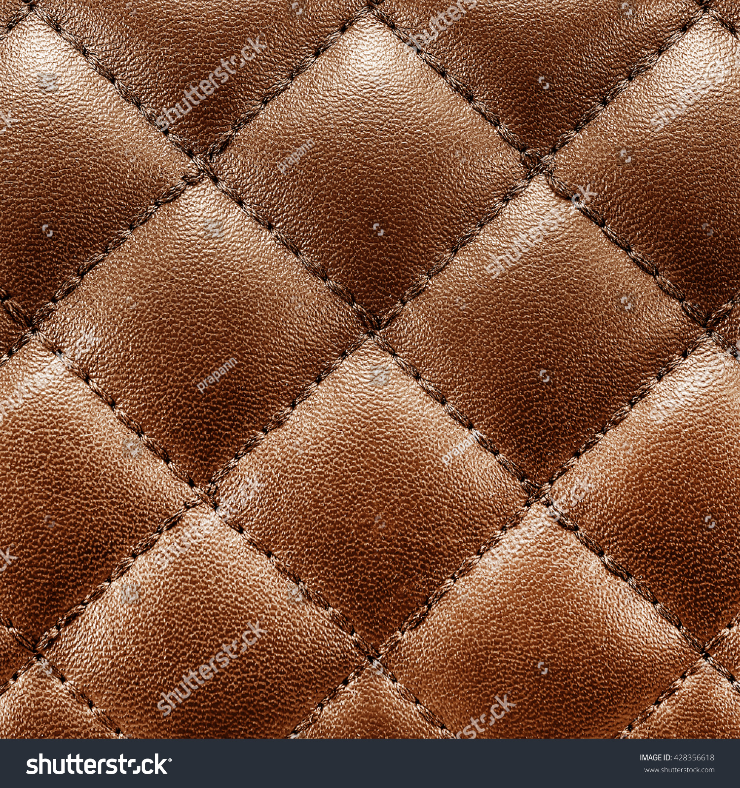 Brown Leather Stitching Texture, Stock Photo 428356618 Shutterstock