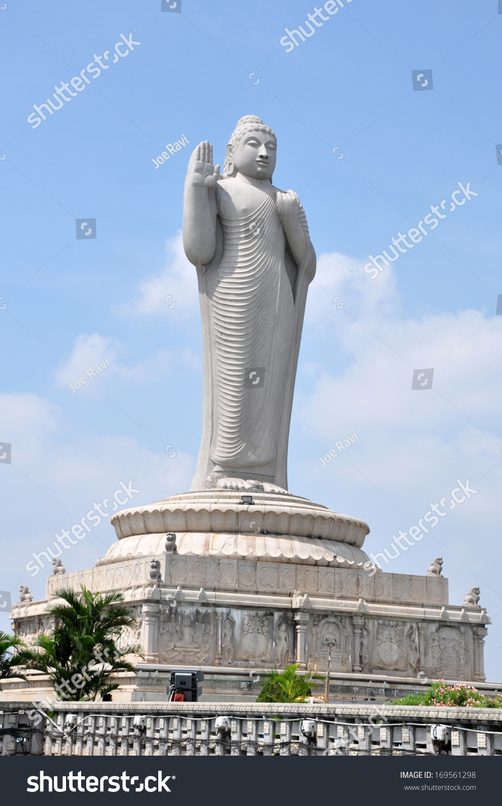 Buddha Statue Hussain Sagar Hyderabad India Stock Photo Edit Now