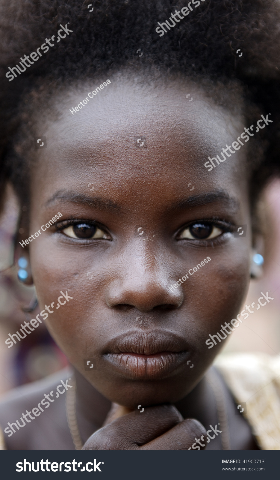 Burkina Faso - August 13: Girl Senoufo, Women Are Responsible For