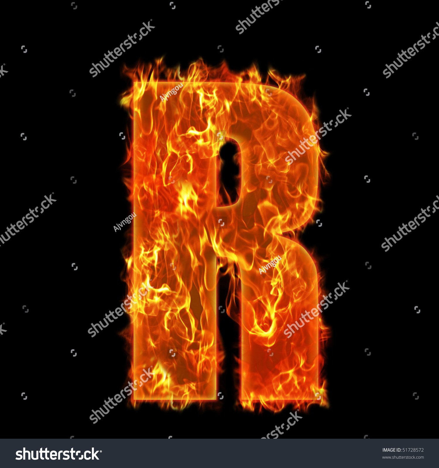 letter burning alphabet shutterstock