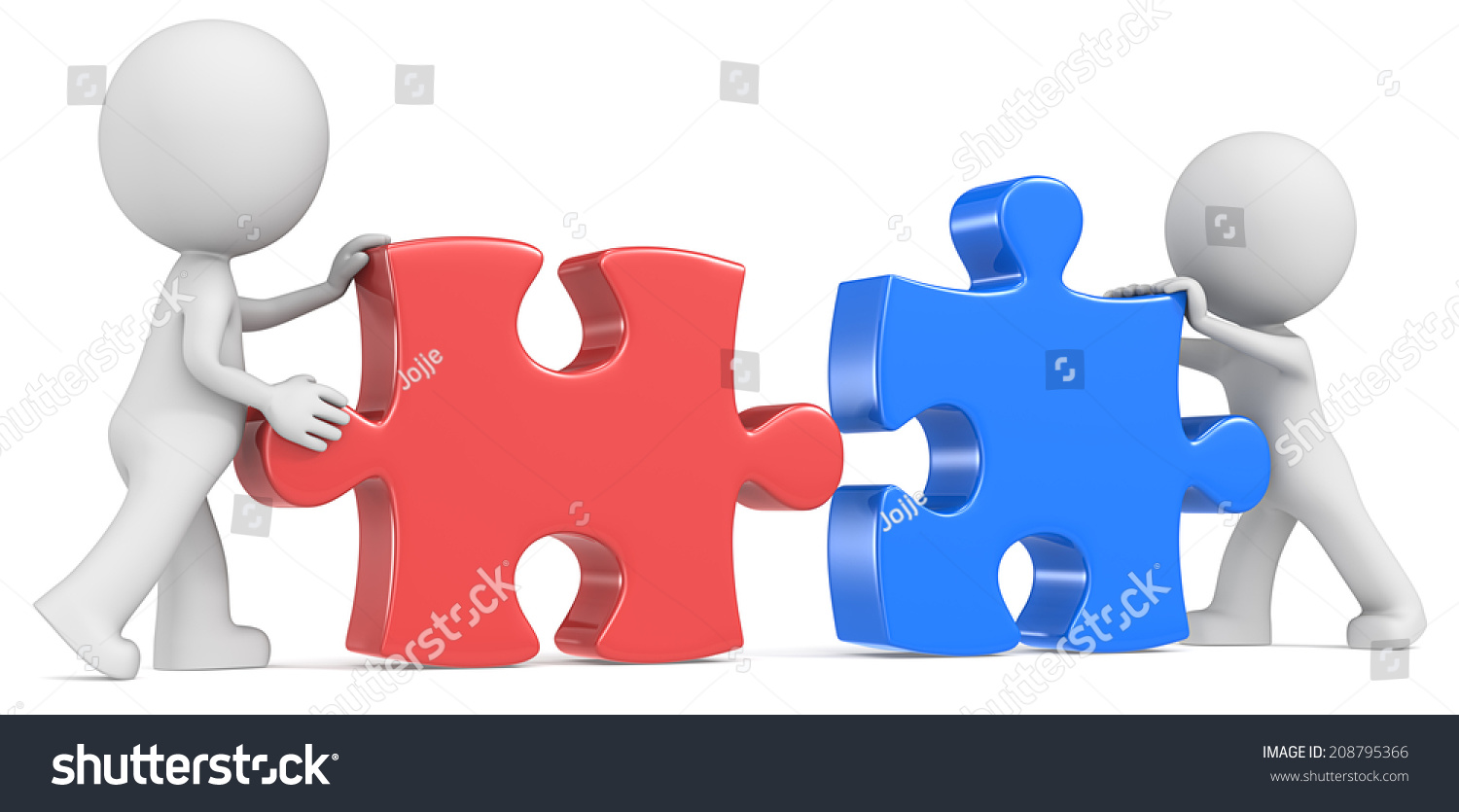 Business Partners. Dude The Partners X 2 Putting Puzzle Pieces Together 