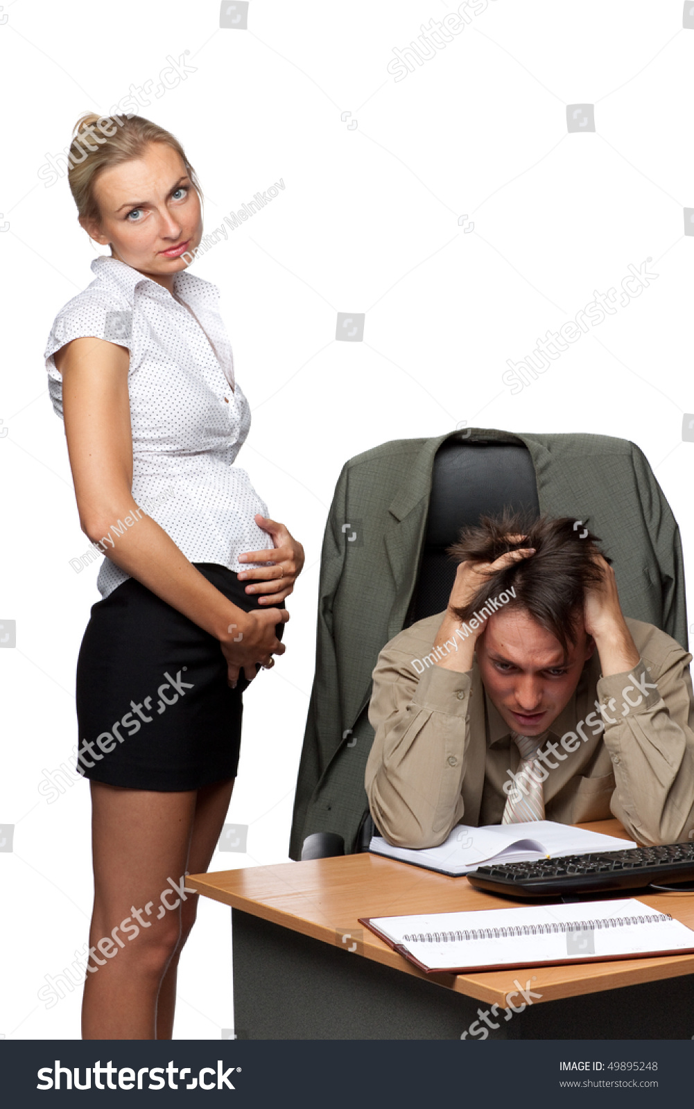 Pregnant Secretary 25