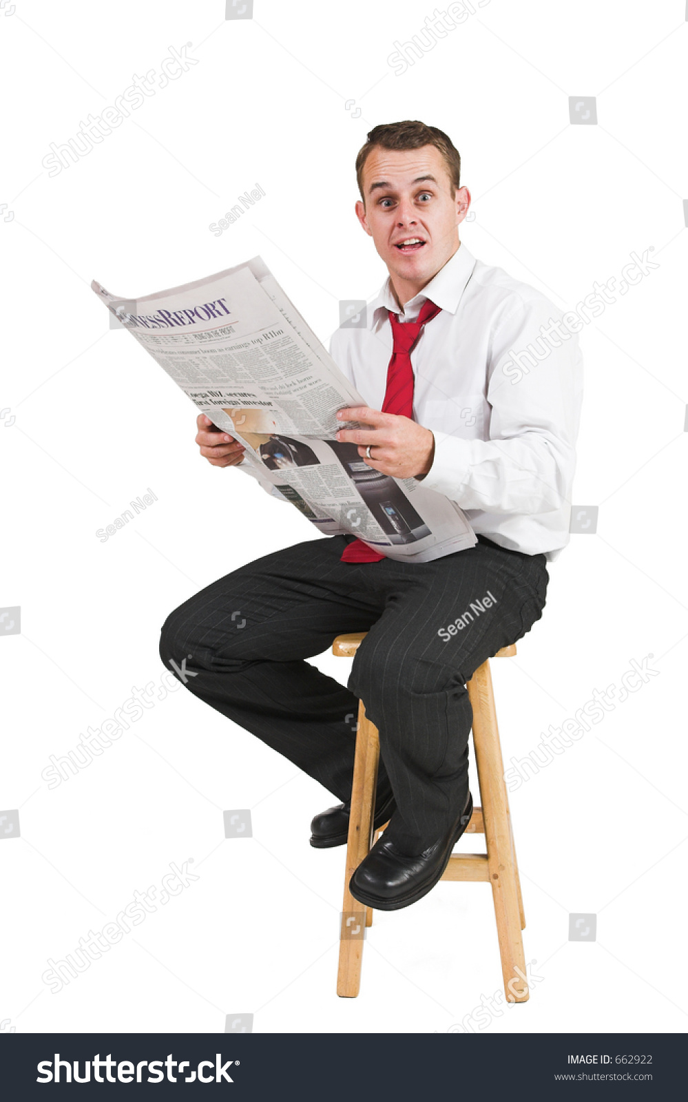 black trousers and white shirt