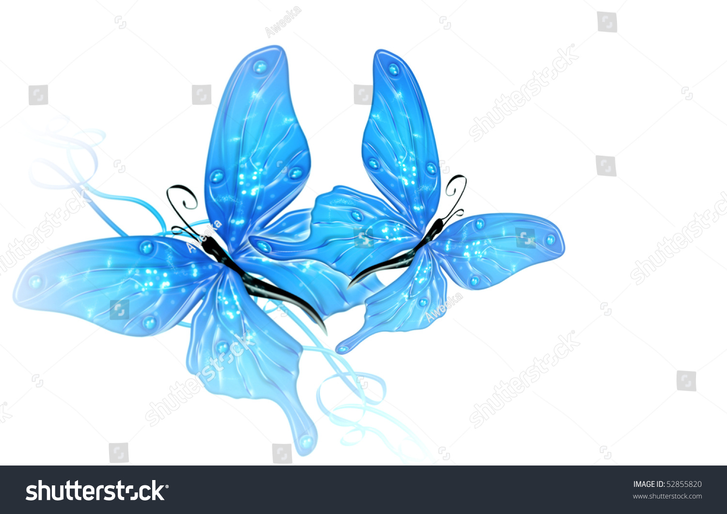 Butterflies Background Stock Photo 52855820 : Shutterstock