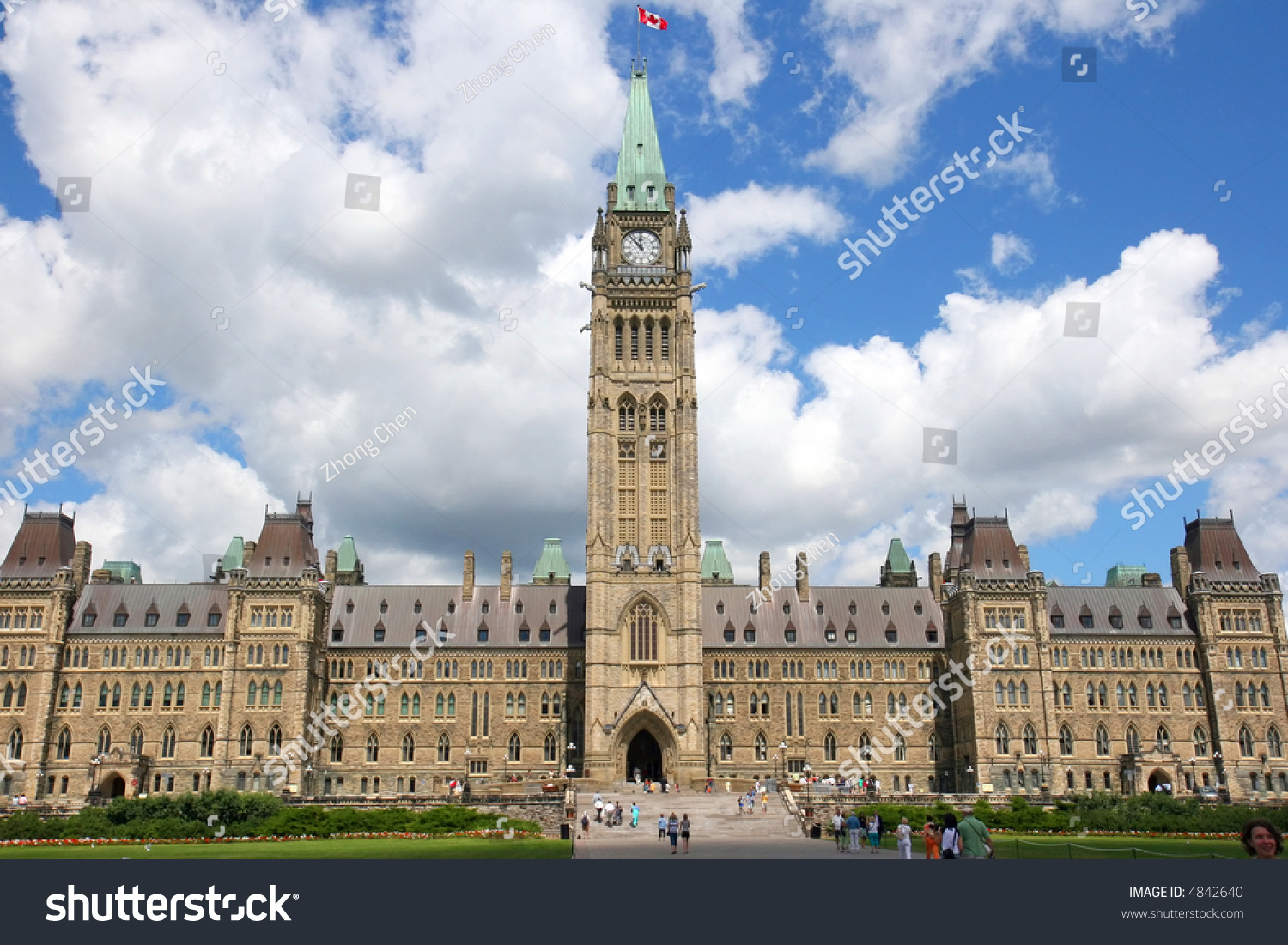 Canadian House Of Parliament, Ottawa, Canada Stock Photo 4842640 