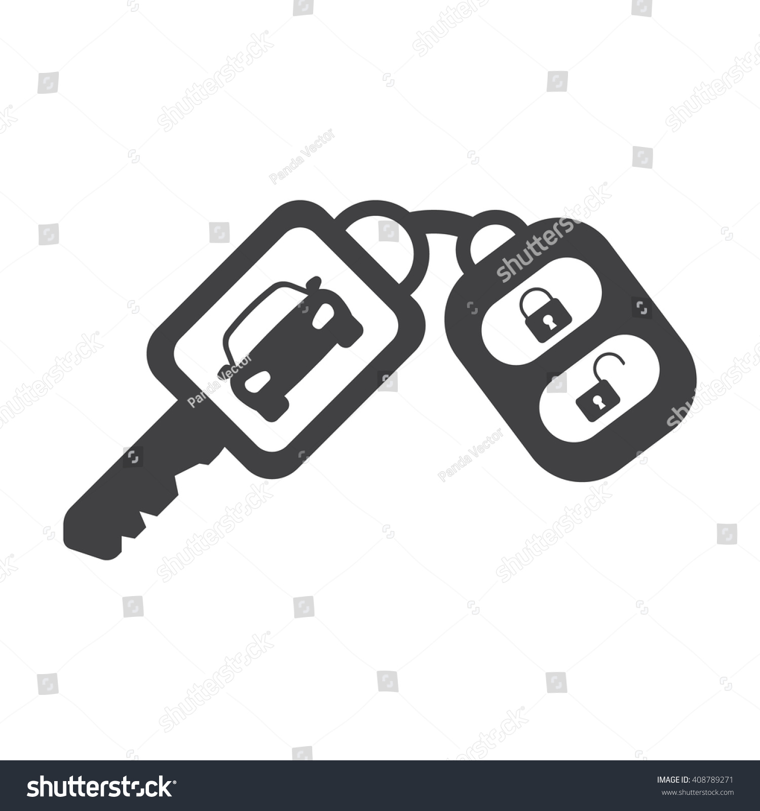 Car Key Icon. Stock Photo 408789271 : Shutterstock