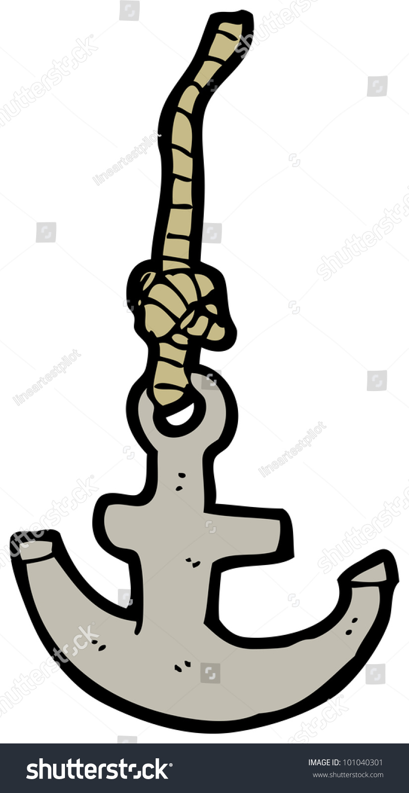 Cartoon Anchor Stock Illustration 101040301 - Shutterstock