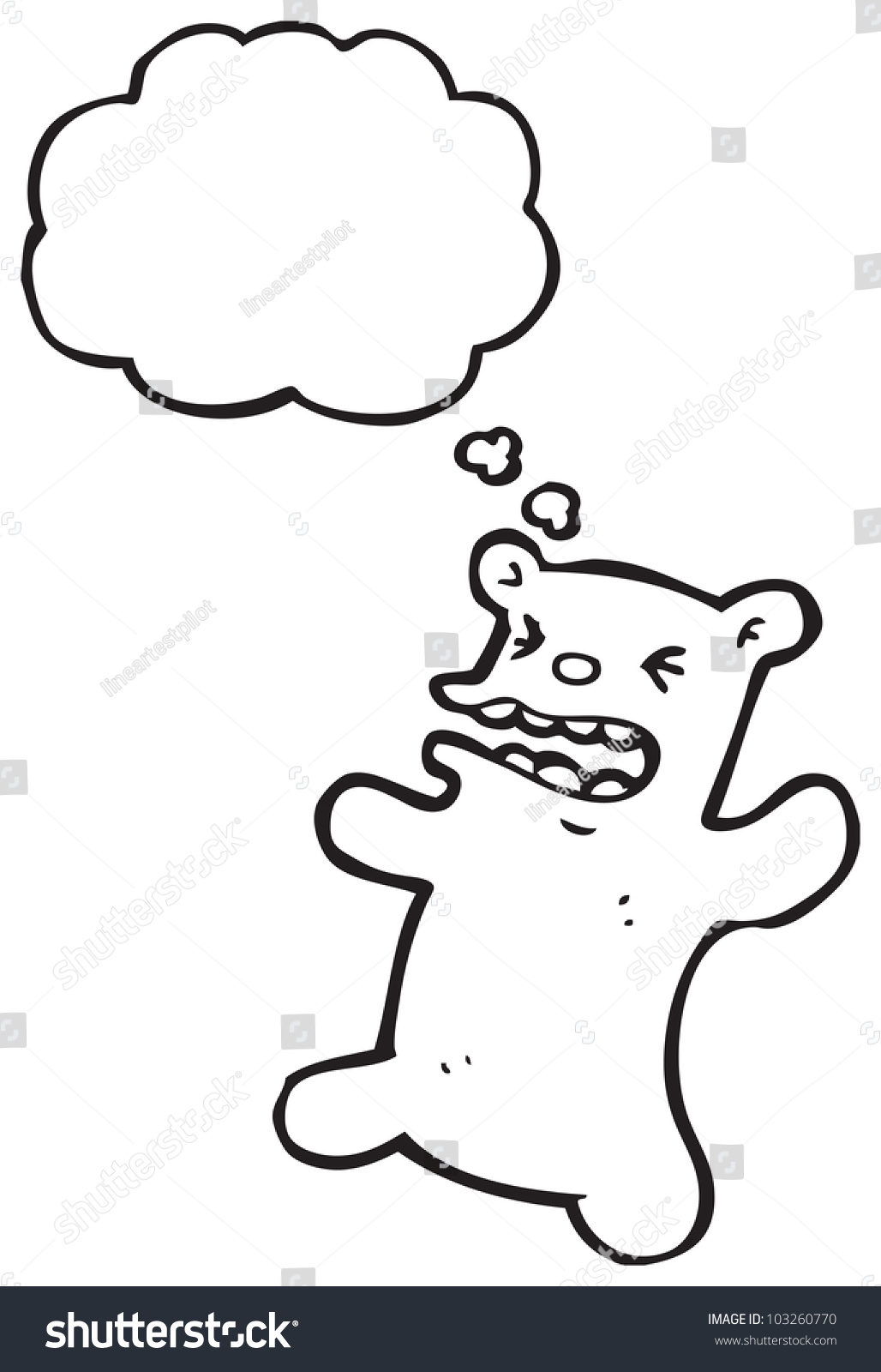 Cartoon Angry Teddy Bear Stock Illustration 103260770 - Shutterstock