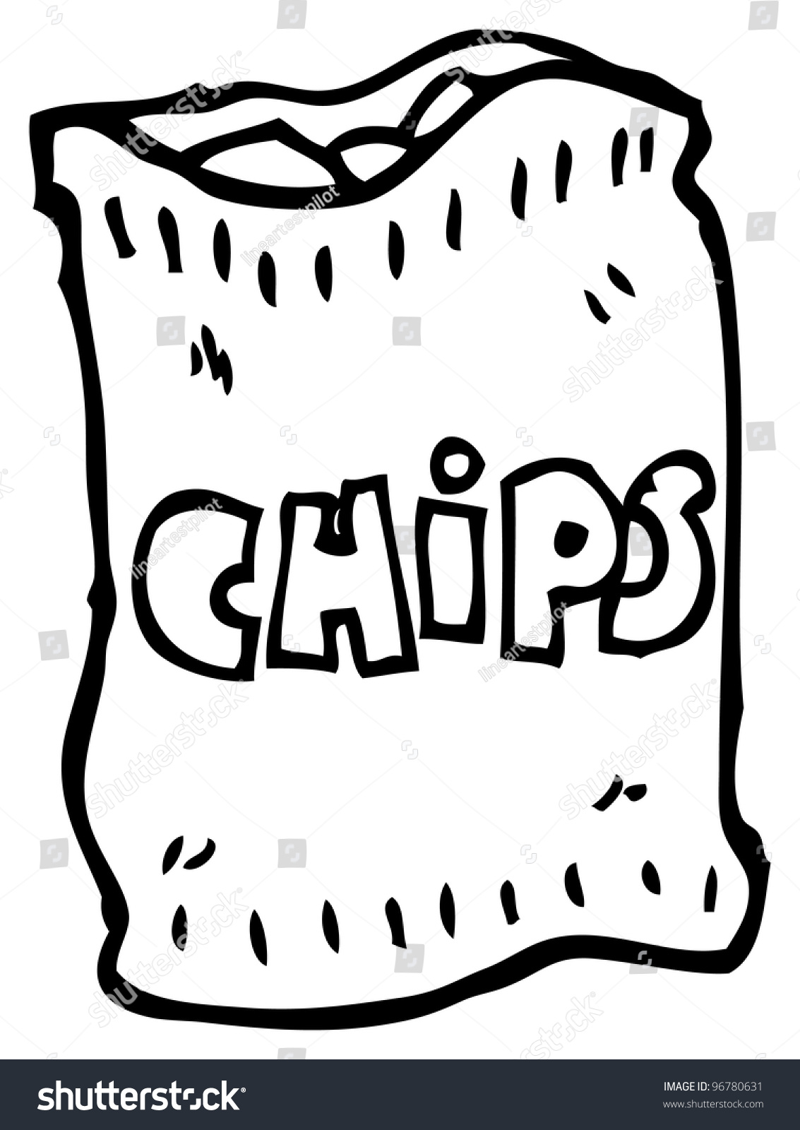 free clip art bag of potato chips - photo #43