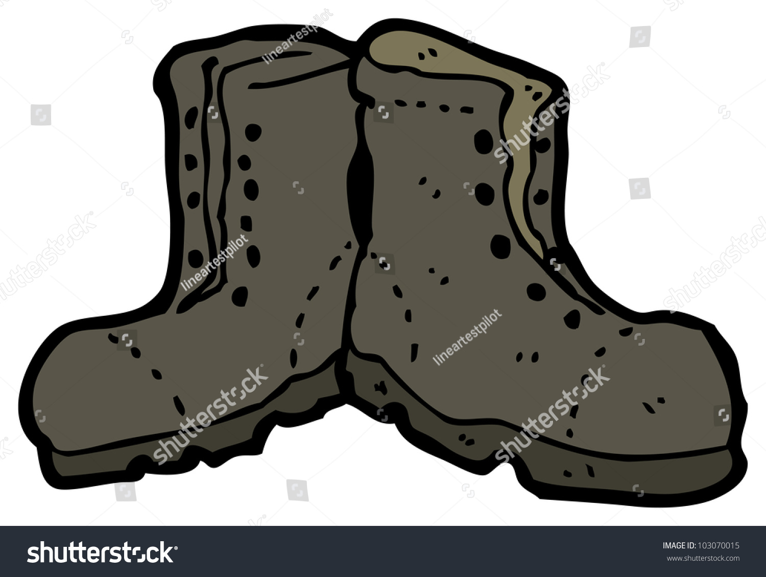 Cartoon Boots Stock Illustration 103070015 - Shutterstock