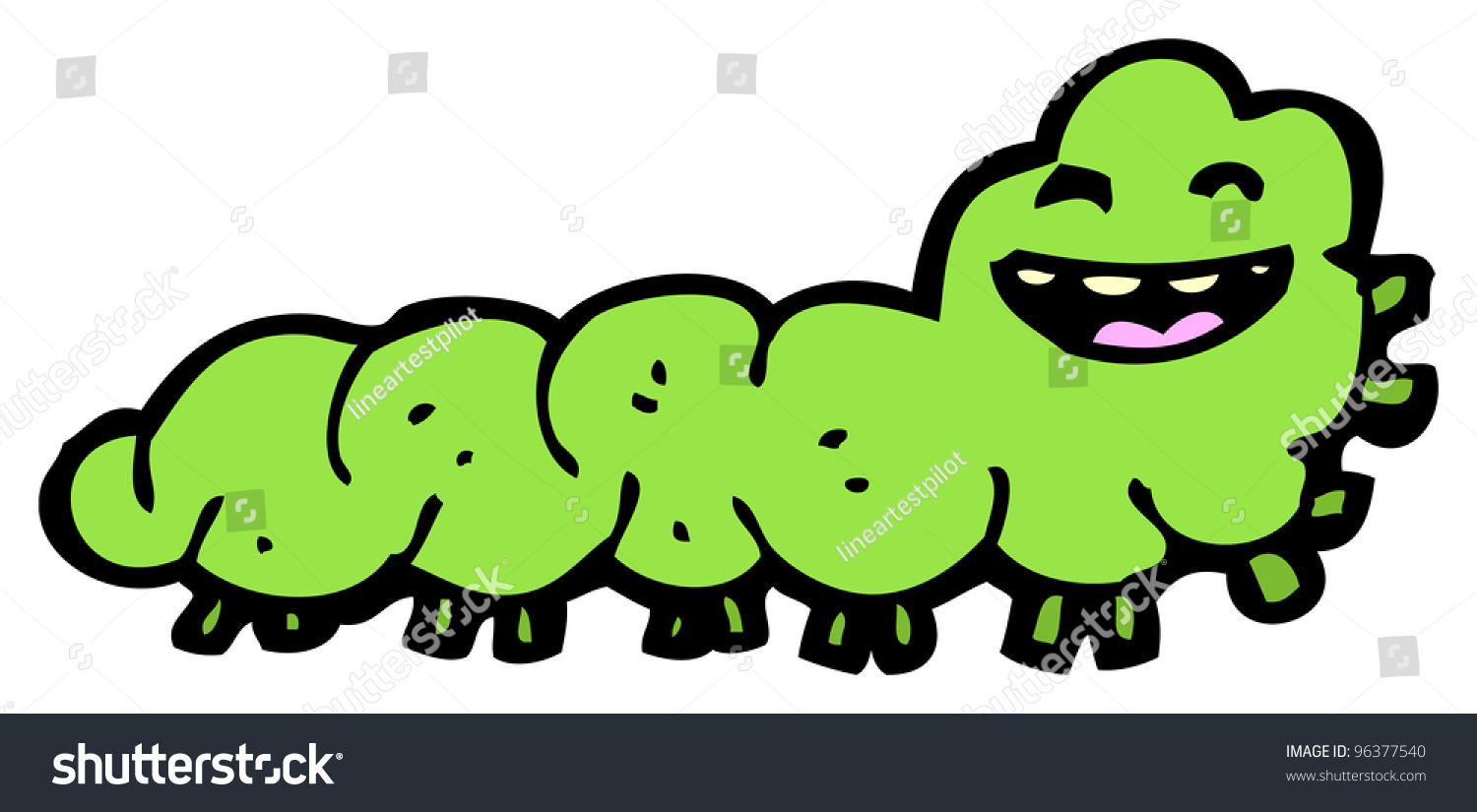 Cartoon Caterpillar Stock Illustration 96377540 - Shutterstock