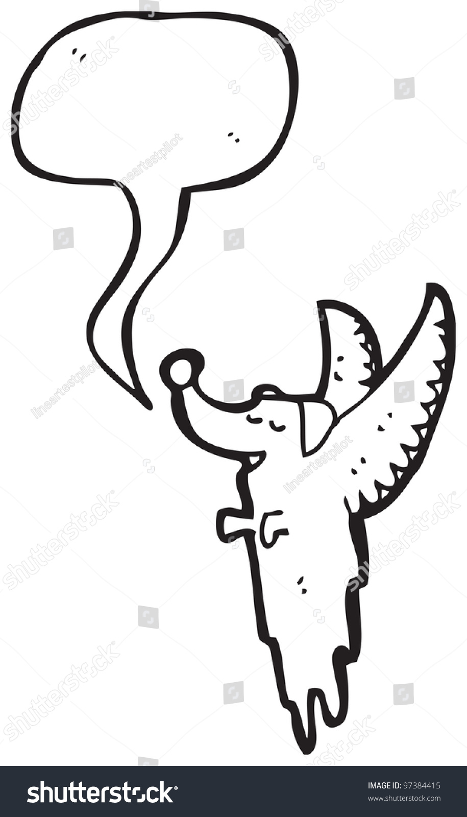 Cartoon Dead Dog Stock Photo 97384415 : Shutterstock