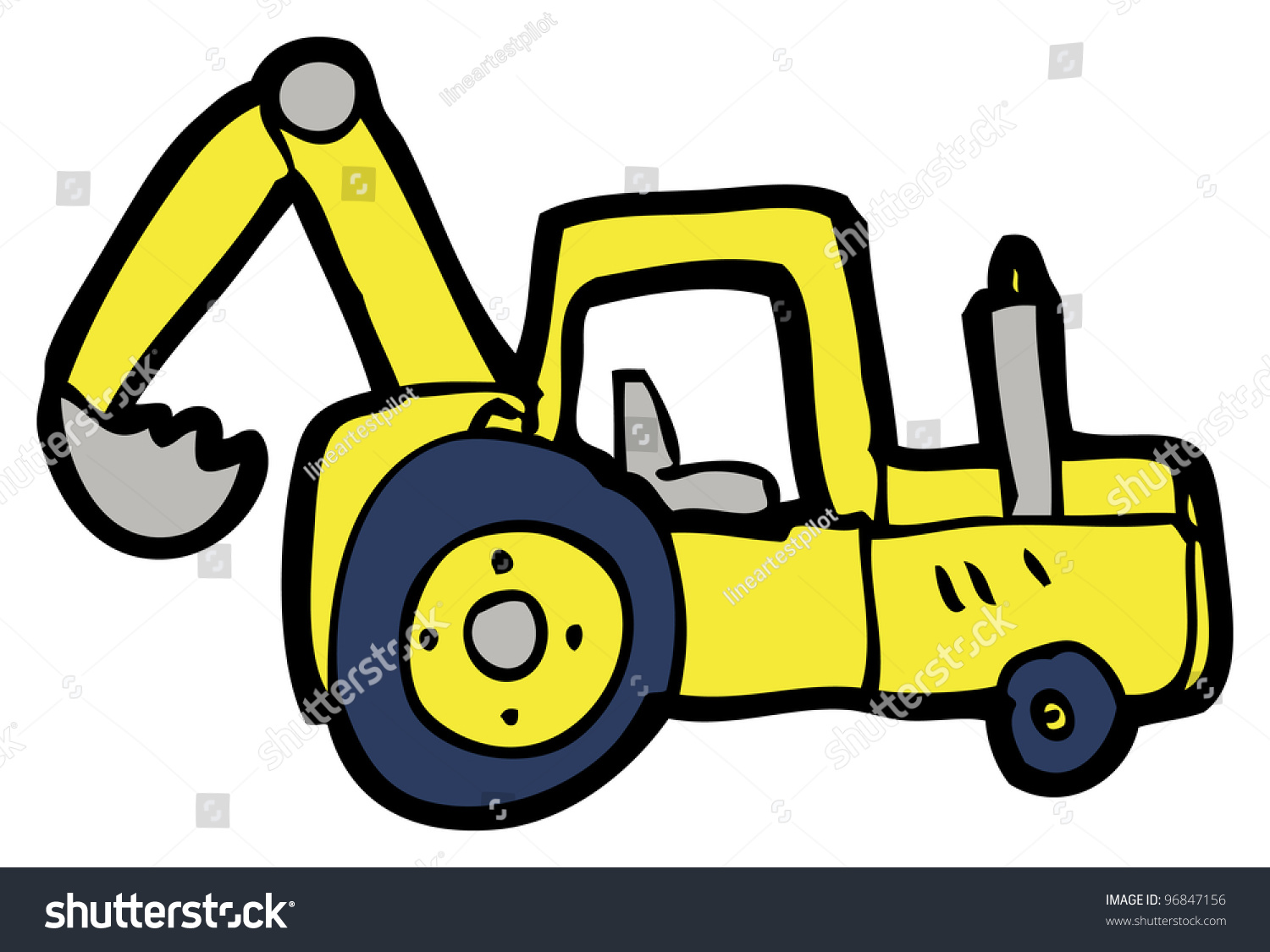 Cartoon Digger Stock Illustration 96847156 - Shutterstock