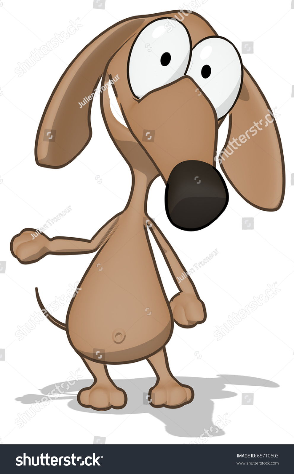 Cartoon Dog Stock Photo 65710603 : Shutterstock