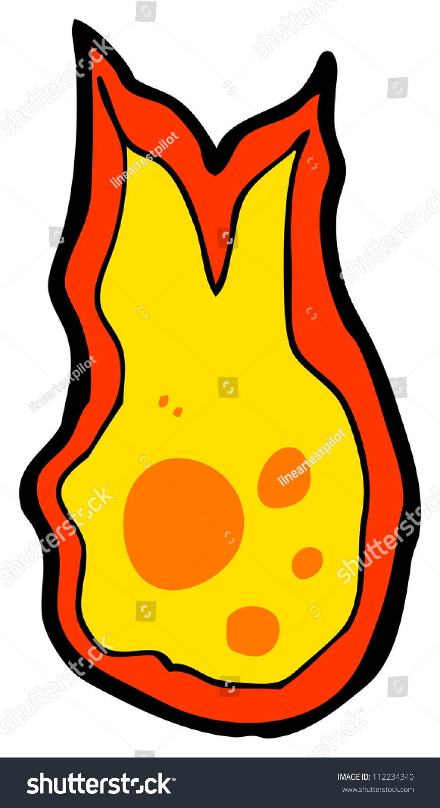 Cartoon Fireball Stock Photo 112234340 : Shutterstock