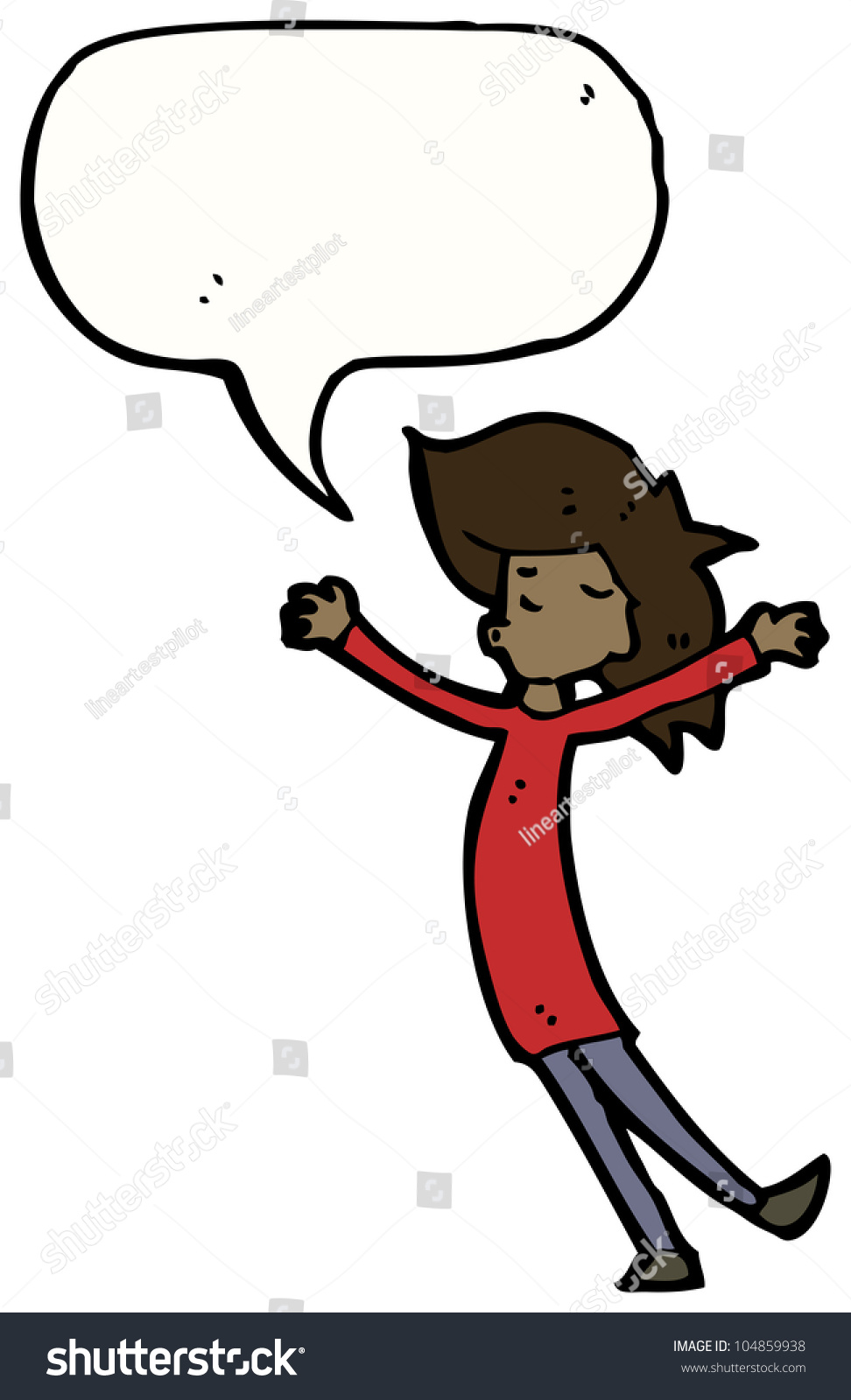 Cartoon Happy Person Stock Photo 104859938 : Shutterstock