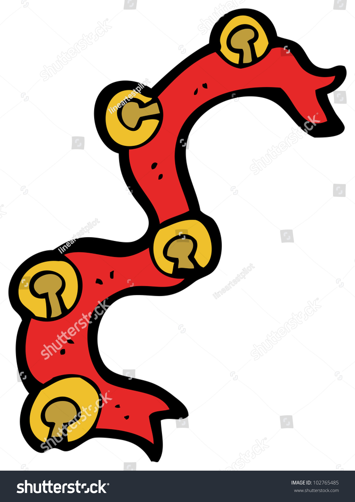 Cartoon Jingle Bells Stock Illustration 102765485 - Shutterstock