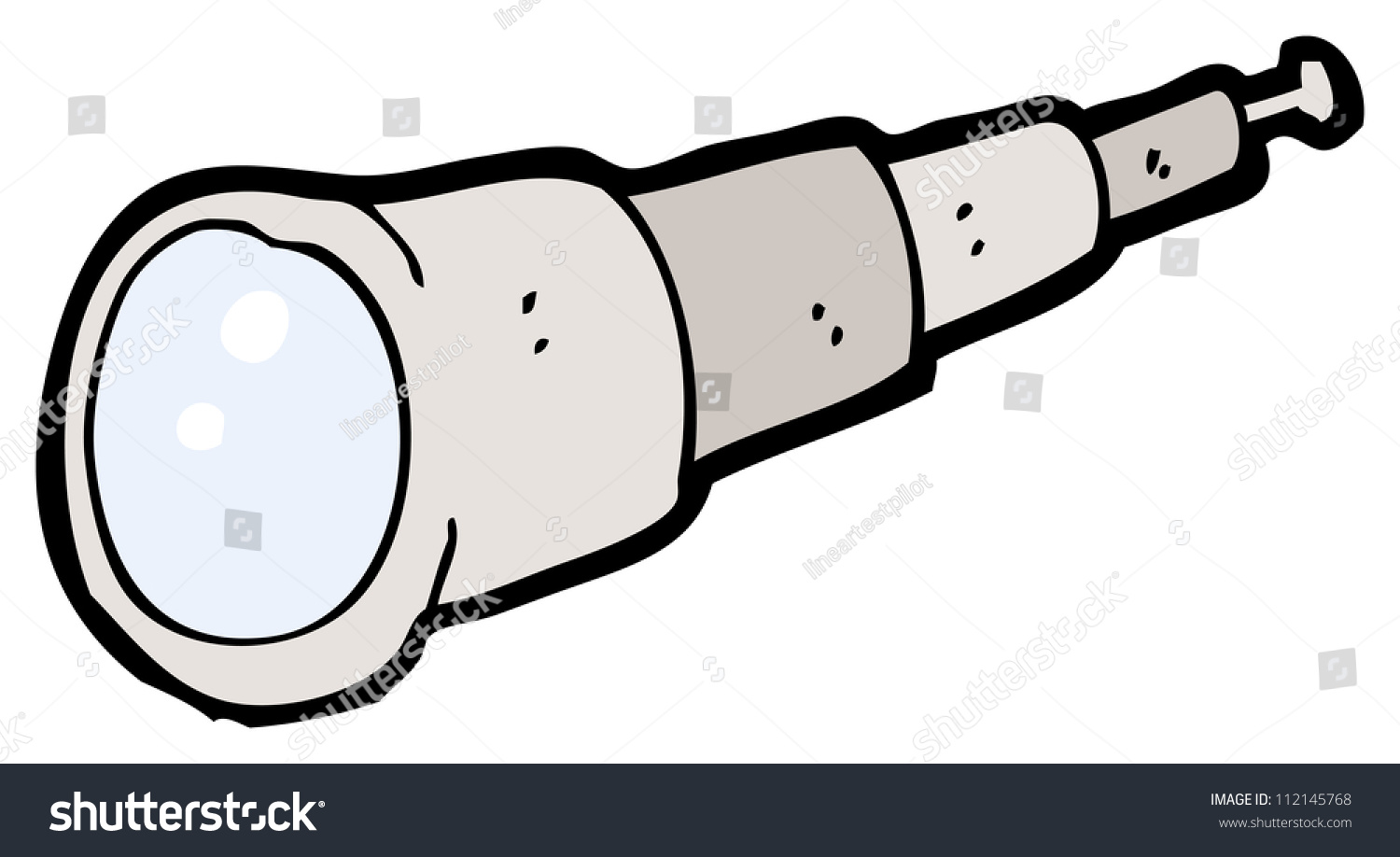 Cartoon Telescope Stock Photo 112145768 : Shutterstock