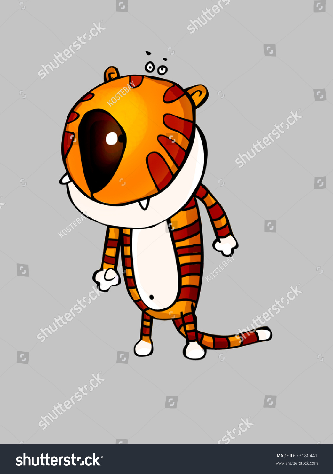 Cartoon Tiger Stock Photo 73180441 : Shutterstock