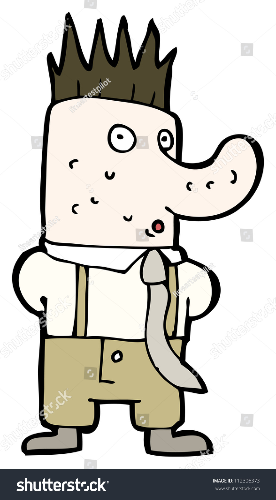 Cartoon Ugly Man Stock Illustration 112306373 - Shutterstock