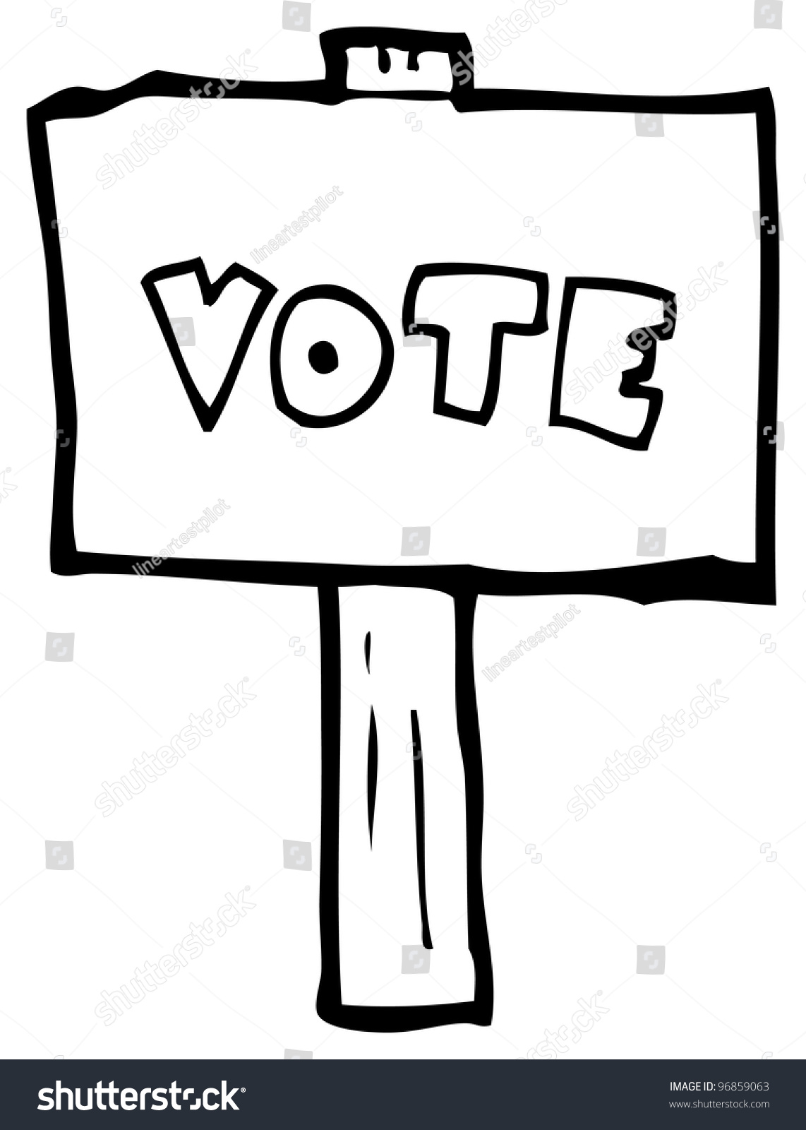 vote sign clip art - photo #23