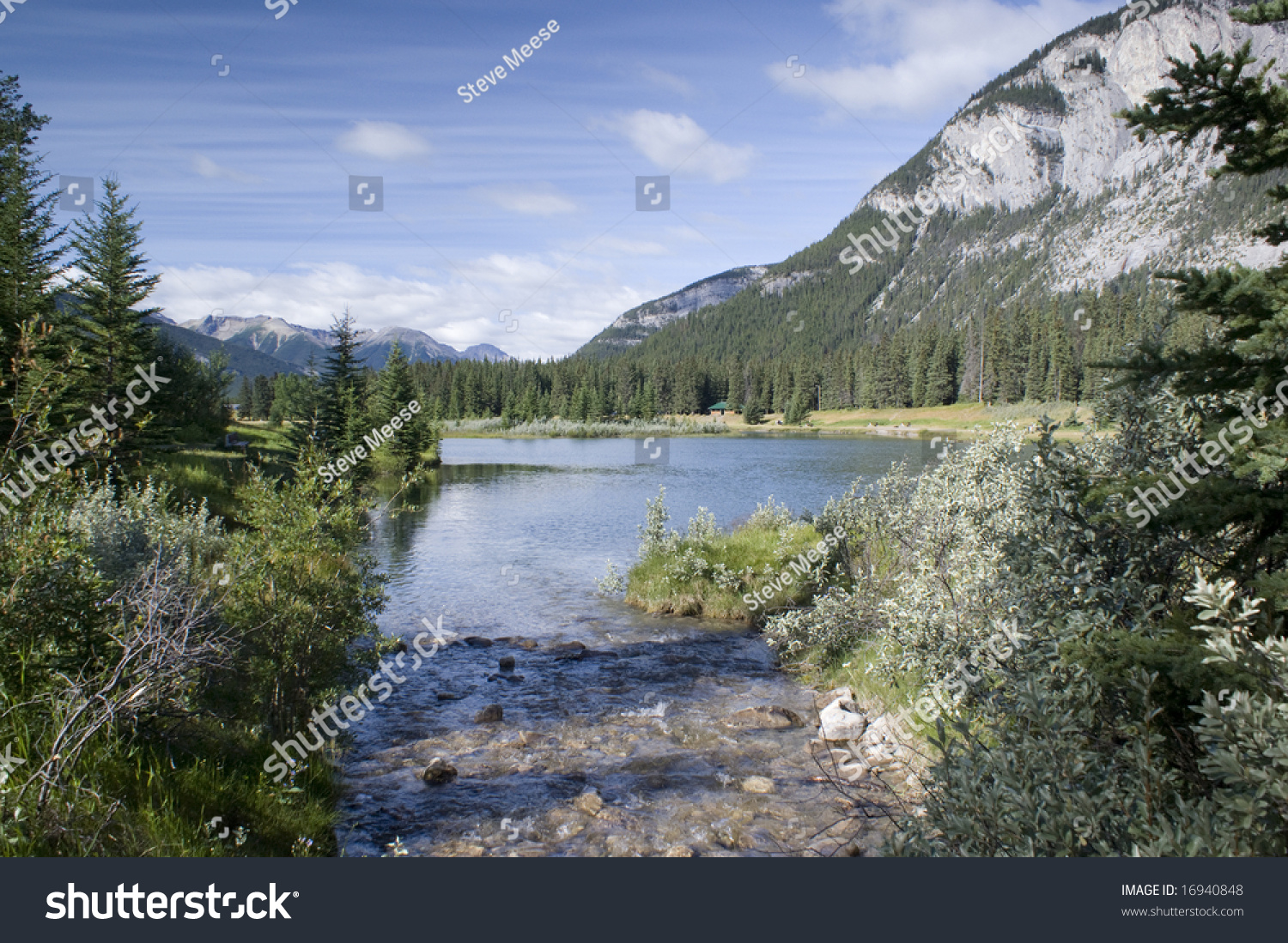 Cascade Pond In August In Banff National Cascade Pond In August In Banff National Park Canada With
