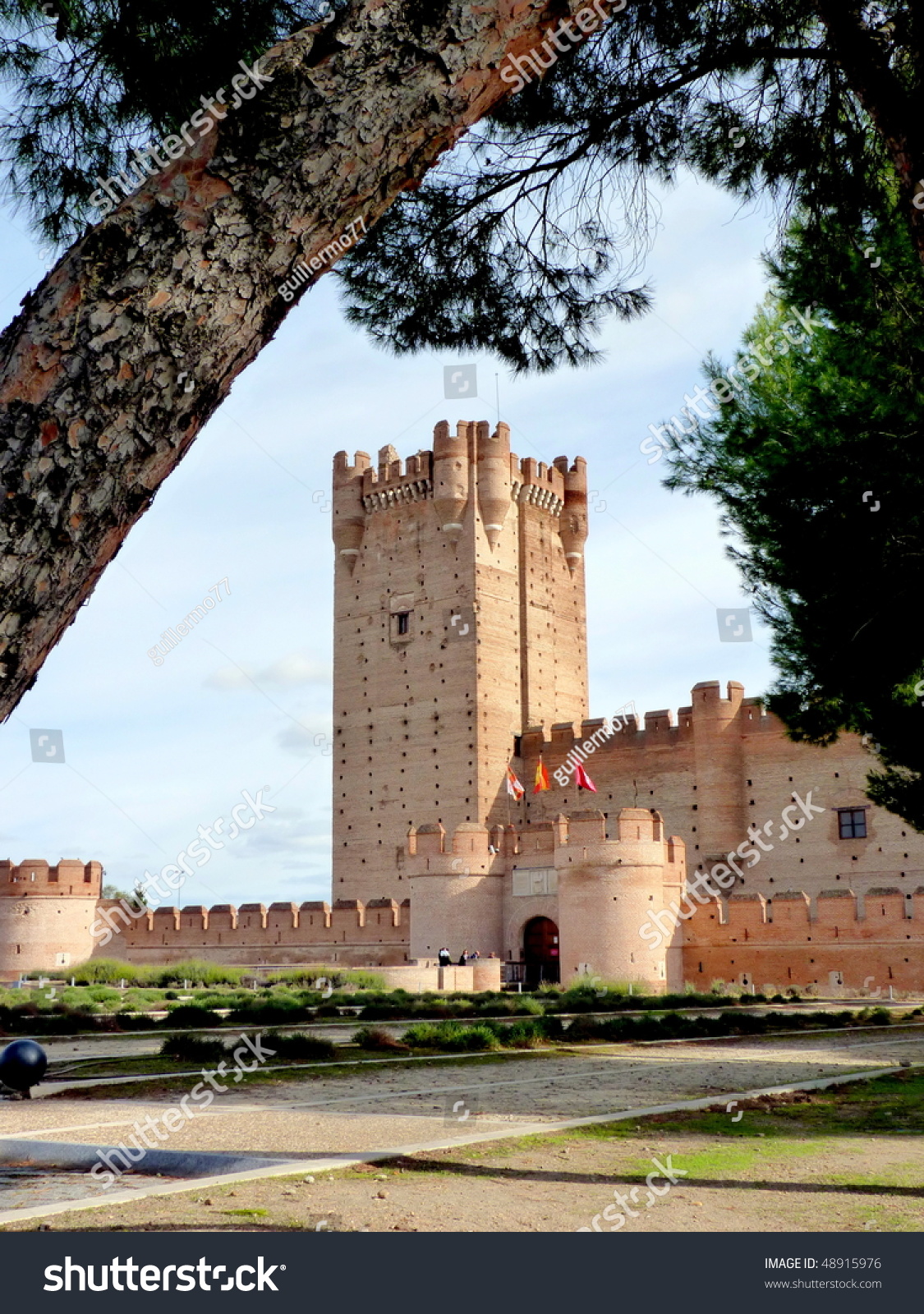 Castle Of The Mota In Medina Del Campo Valladolid Spain Stock Photo Shutterstock