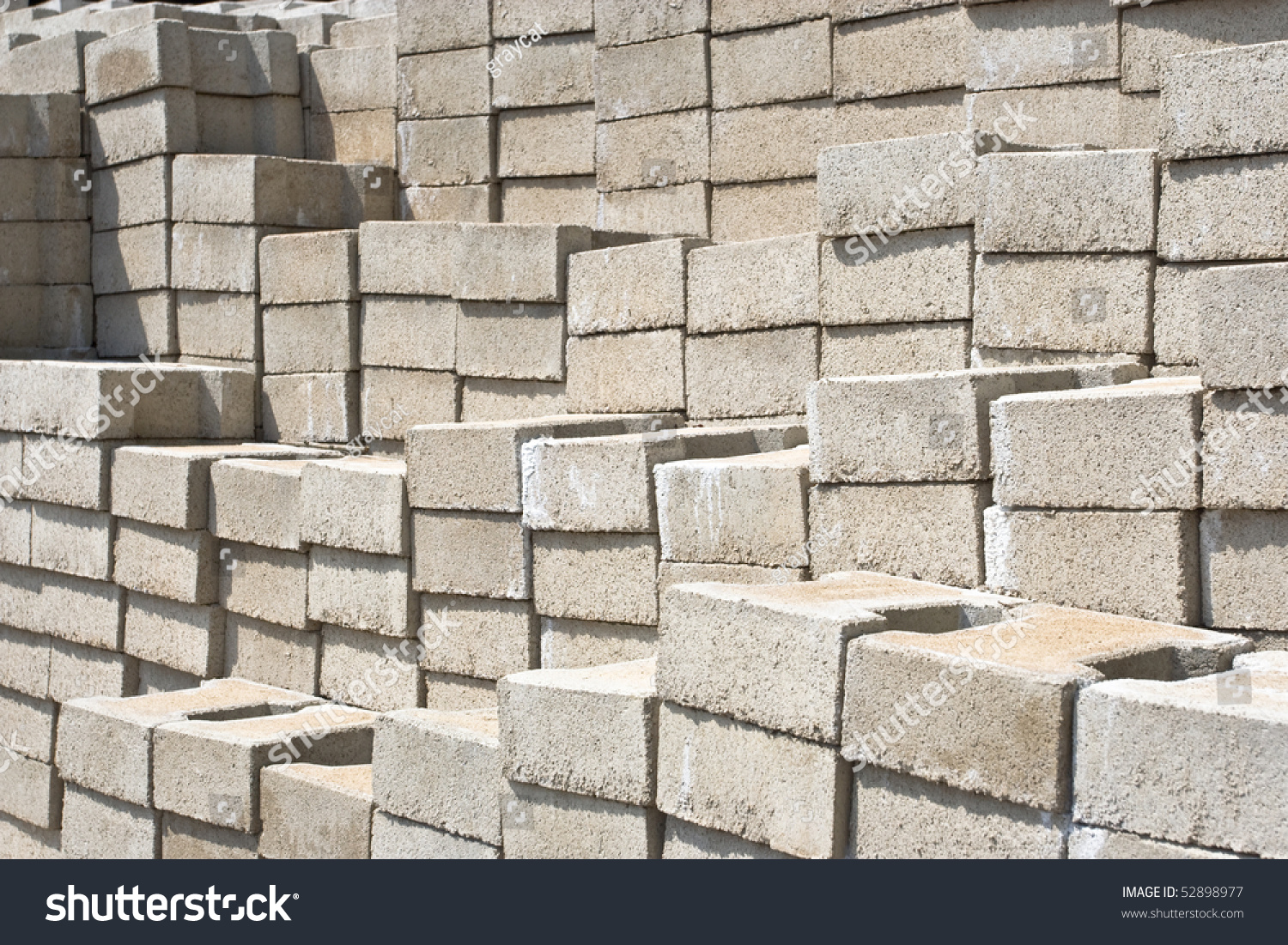 Cement Block In A Factory. Stock Photo 52898977 : Shutterstock