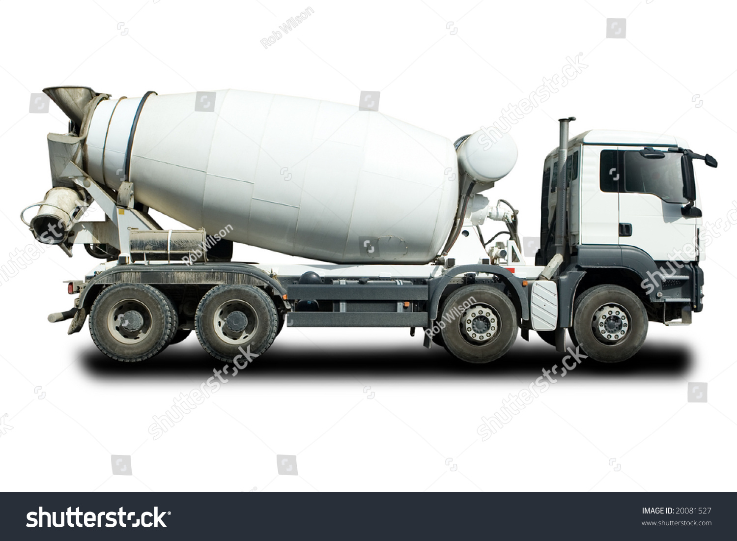 Cement Mixer Truck Stock Photo 20081527 : Shutterstock
