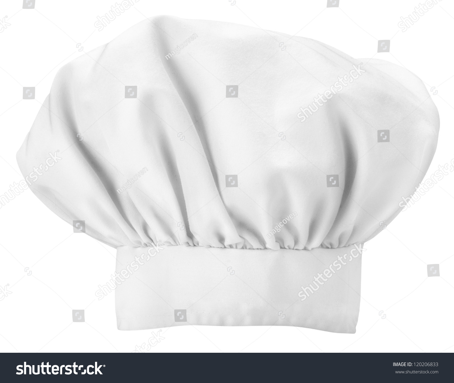 Chefs Hat Isolated On White Background Stock Photo 120206833 - Shutterstock