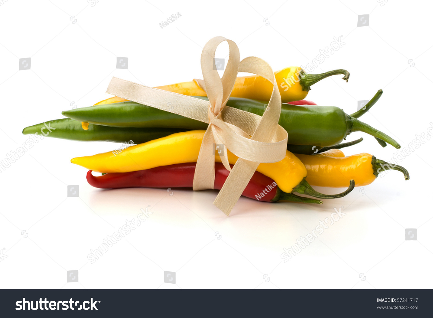 Chilly Pepper Isolated On White Chili Pepper Isolated On White Background Stock Photo